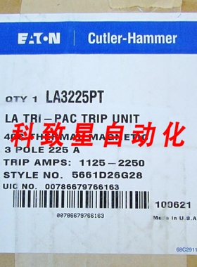 工业配件LA3225PT 3极225安培 LA TRI-PAC 装置 5661D26G28