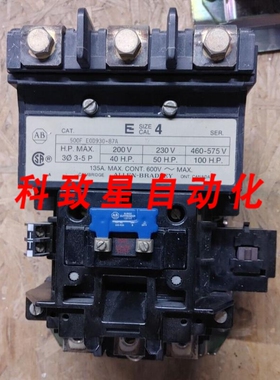 工业配件500F-E0D930-87A 4号接触器575VAC100HP 3PH 135A