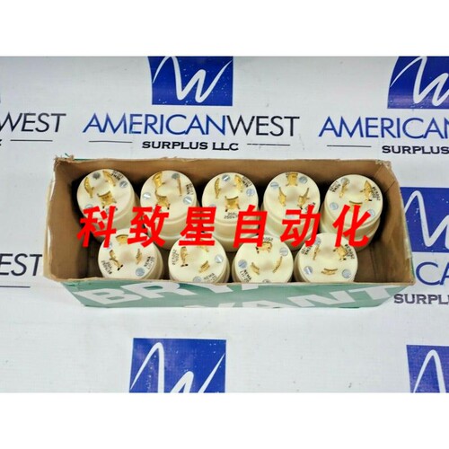 工业配件BRYANT 71220-NP 白色锁定插头 3P 3W 20A 480V 9个装