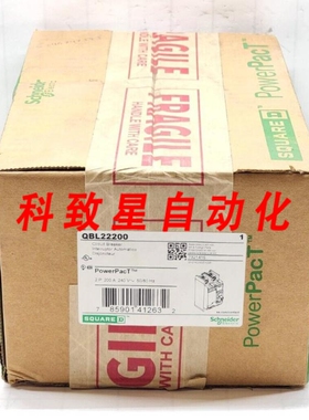 工业配件SQUARED D POWERPACT 200安培断路器240VAC2极QBL22200