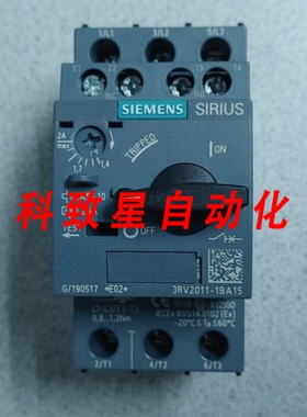 工业配件3RV2011-1BA15电机器断路器600VAC2A 1.5HP