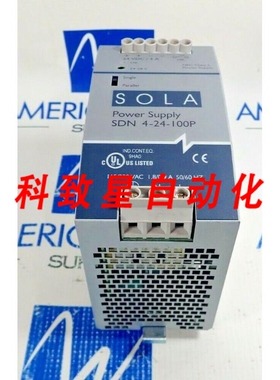 工业配件SOLA电源SDN 44-100 115/230VAC1.8/0.9A 24VDC/4A