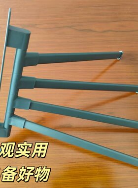 铝实心可旋转浴巾架不变色