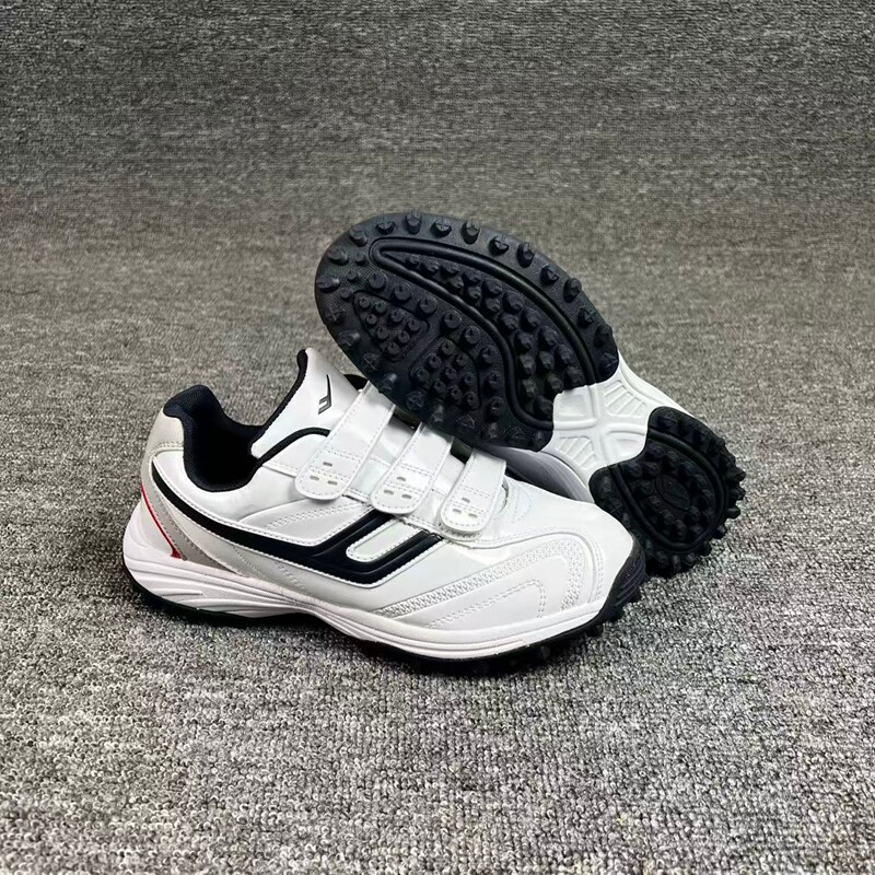 韩国专业棒垒球训练鞋教练鞋碎钉白色男女