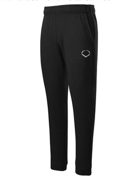 2026新款保暖加绒棒球长裤卫裤运动裤套装弹力腰收口黑色成人