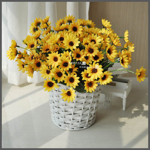 多头小向日葵仿真花太阳花绢花