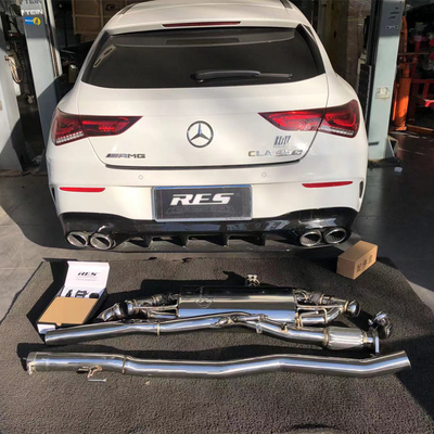 CLA260 猎装 旅行 220 GLA35 45改装RES头段中尾段阀门排气管