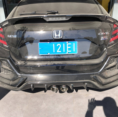 新款两厢思域FK7 CENDE森德中尾段电子阀门排气 21款FK7阀门排气