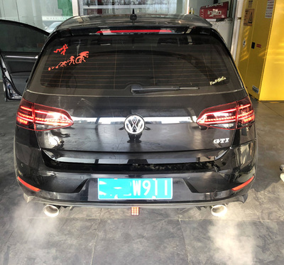 高尔夫7.5 GTI MRG RES中尾段电子排气 高尔夫7.5 GTI阀门排气