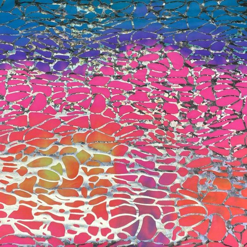 莱卡布四面弹力泳装数码印花烫金