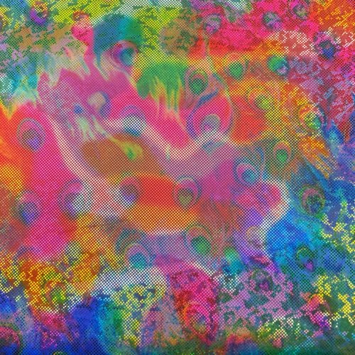 数码印花烫金莱卡布礼服