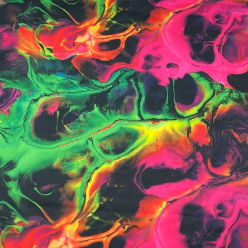 数码印花面料四面弹力泳装舞蹈服