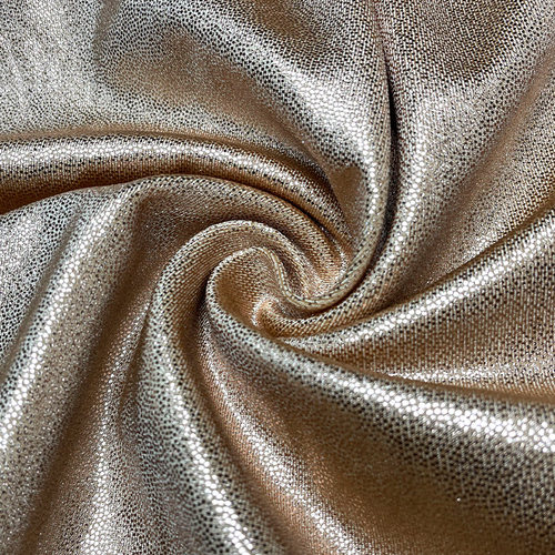 莱卡布烫金高弹力面料四面弹力面料内衣泳衣布料烫金面料莱卡布料