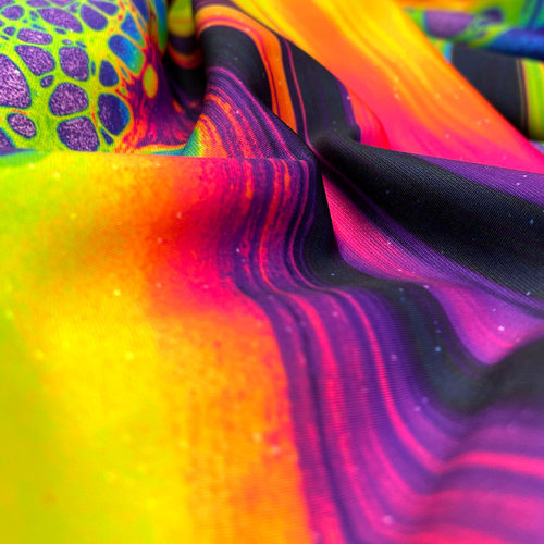 莱卡布高弹力布莱卡布四面弹力布彩色数码印花柔软顺滑泳衣布面料