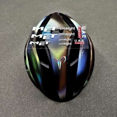 MET自行车头盔美化贴纸