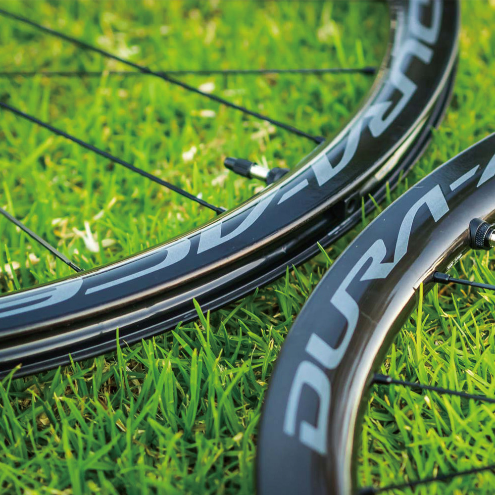 DURA-ACE 도로 자동차 탄소 섬유 휠 세트 탄소 나이프 휠 세트 방수 스티커 색상 변경 스티커