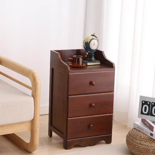 整装美宜雅都桐木床头柜美式复古