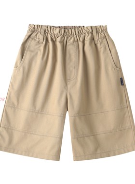 伊顿同款童裤儿童装休闲裤男童短裤 夏季大童绅士卡其裤子09K142