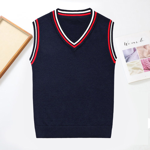 校服纯棉马甲兰诗背心英伦春秋