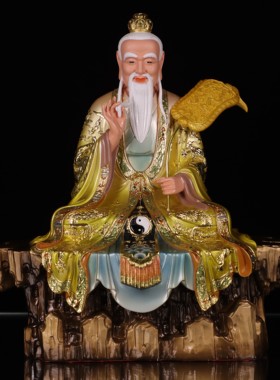 树脂太上老君中式家用桌面摆件