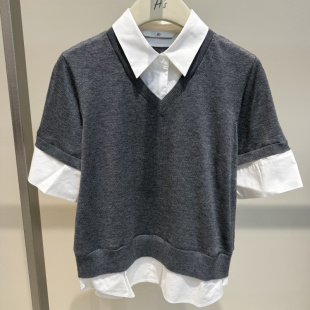 新品 夏季 短套头针织112604101099吊牌价939 2026专柜正品