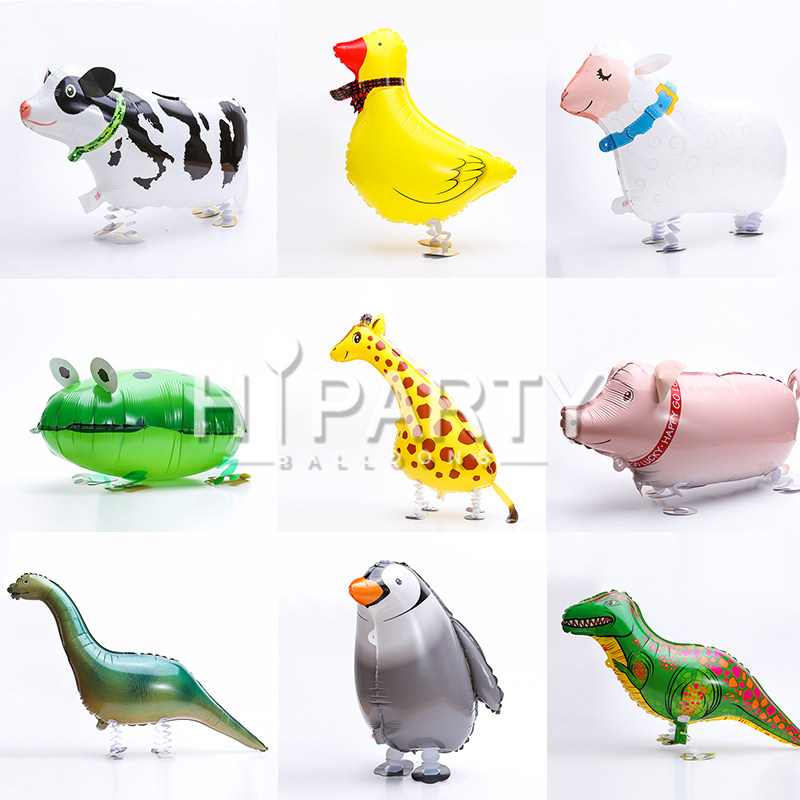 走路宠物散步气球儿童生日卡通造型装饰布置派对创意款多可爱宝|msdalam kategori bekalan perayaan/hadiah, belon/Terapung bola udara, belon - dari Buy2taobao.com untuk memberikan perkhidmatan ejen Taobao profesional membeli