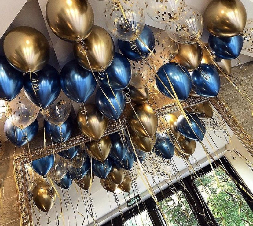 节日 开业 布置组合婚庆生日装饰气球组合套餐粉金蓝银红亮片气球
