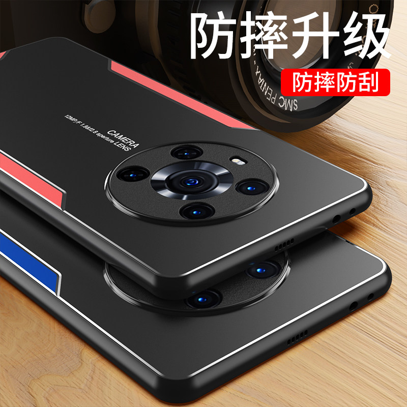 适用于华为荣耀60手机壳honor 70 Pro保护套荣耀magic6刀锋荣耀80Pro硬壳荣耀100铝合金属壳90外壳X10送挂绳