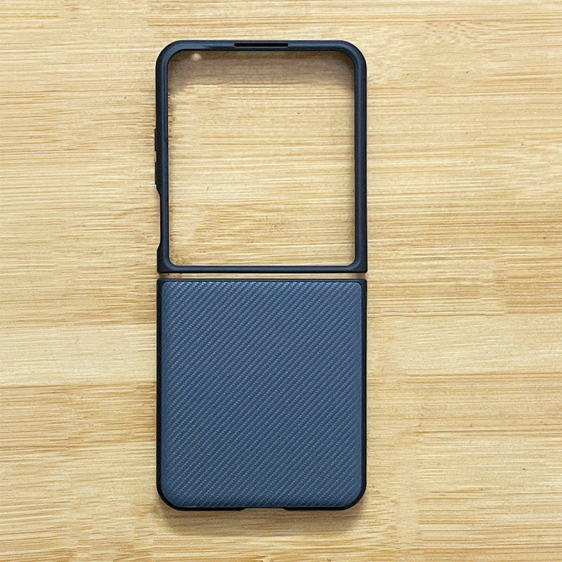 适用小米Mix Flip2手机壳凯夫拉同款小米MixFlip2碳纤维保护套MIXFlip 2时尚纤维保护套全包防指纹手机套硬壳