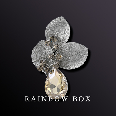 复古奥地利水晶发财果胸针送妈妈