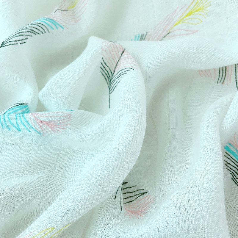 夏天薄款2层竹节棉浴巾超柔软婴儿透气纱布宝宝盖毯挡风多用途218