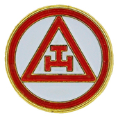 共济会徽章皇家拱门会Royal Arch Masonry男胸针合金烤漆圆胸章