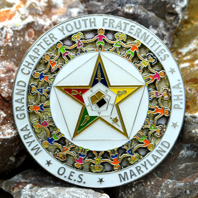 共济会金属牌匾引擎盖车标