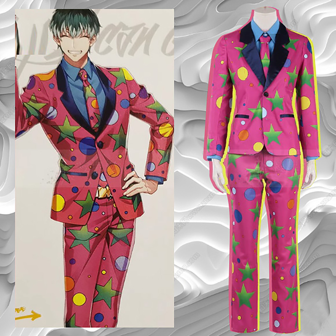 催眠麦克风白膠木簓西服套cos