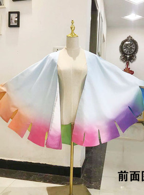 漫步天下cos sky光遇夏日祭季新品绝美彩虹斗篷cos小清新服装定制
