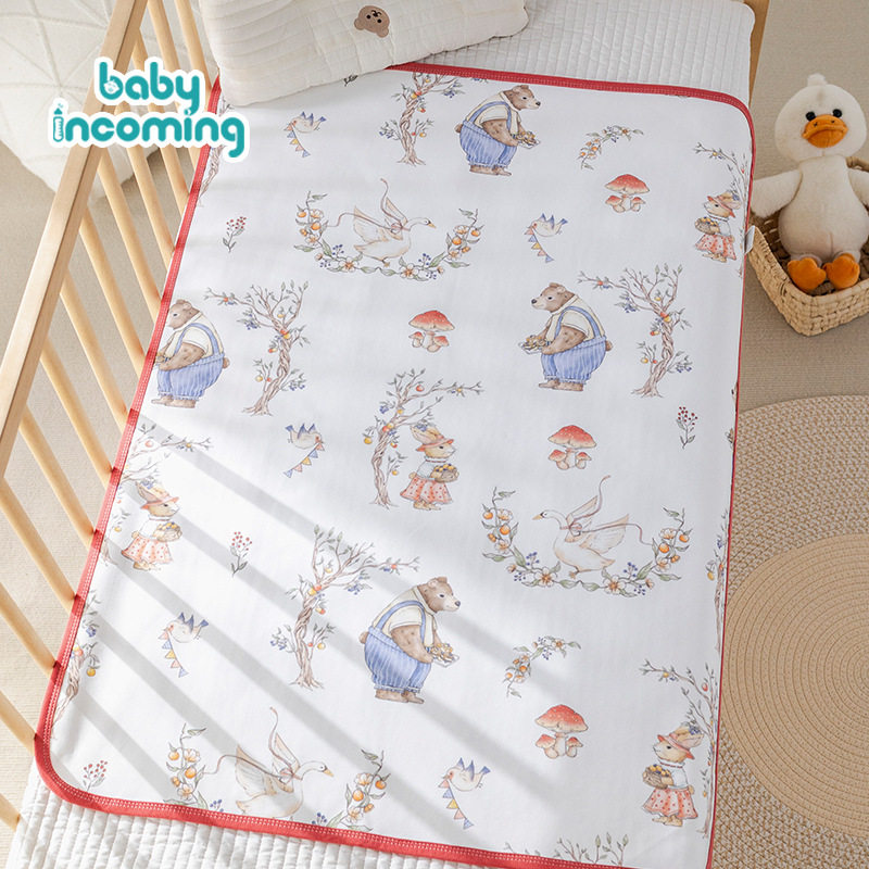 隔尿垫婴儿纯棉床垫子卡通印花可机洗精梳棉透气吸汗宝宝午睡垫,住宅家具,儿童床垫,淘宝优惠券,粉丝福利购,淘宝优惠卷