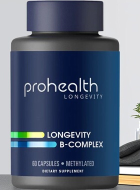 美国ProHealth产品Longevity B-族维生素60粒胶囊