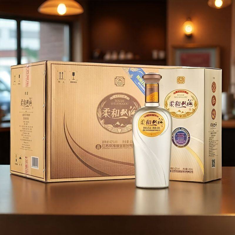 正品双沟柔和/金奖浓香型白酒图片
