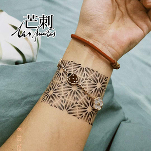 芒刺原创文身贴|点刺几何(3.1)|手绘防水持久纹身贴|文艺高级感