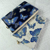 书皮书衣书套布艺手作品手账本书衣笔记封皮保护套包书套和风文艺