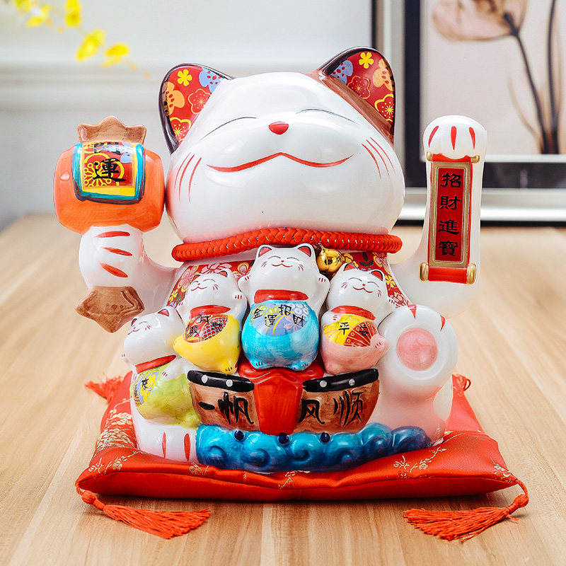 招财猫摆件开业大号电动摇手店铺开业家居乔迁招财进宝陶瓷发财猫在类目 家居饰品, 装饰器皿, 招财猫中 - 来自Buy2taobao.com提供专业的淘宝代购服务