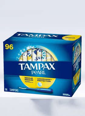 现货 美国进口版本Tampax丹碧丝塑料长导管卫生棉条 普通流量86支