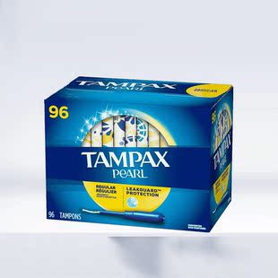 普通流量96支 本Tampax丹碧丝塑料长导管卫生棉条 现货 美国进口版