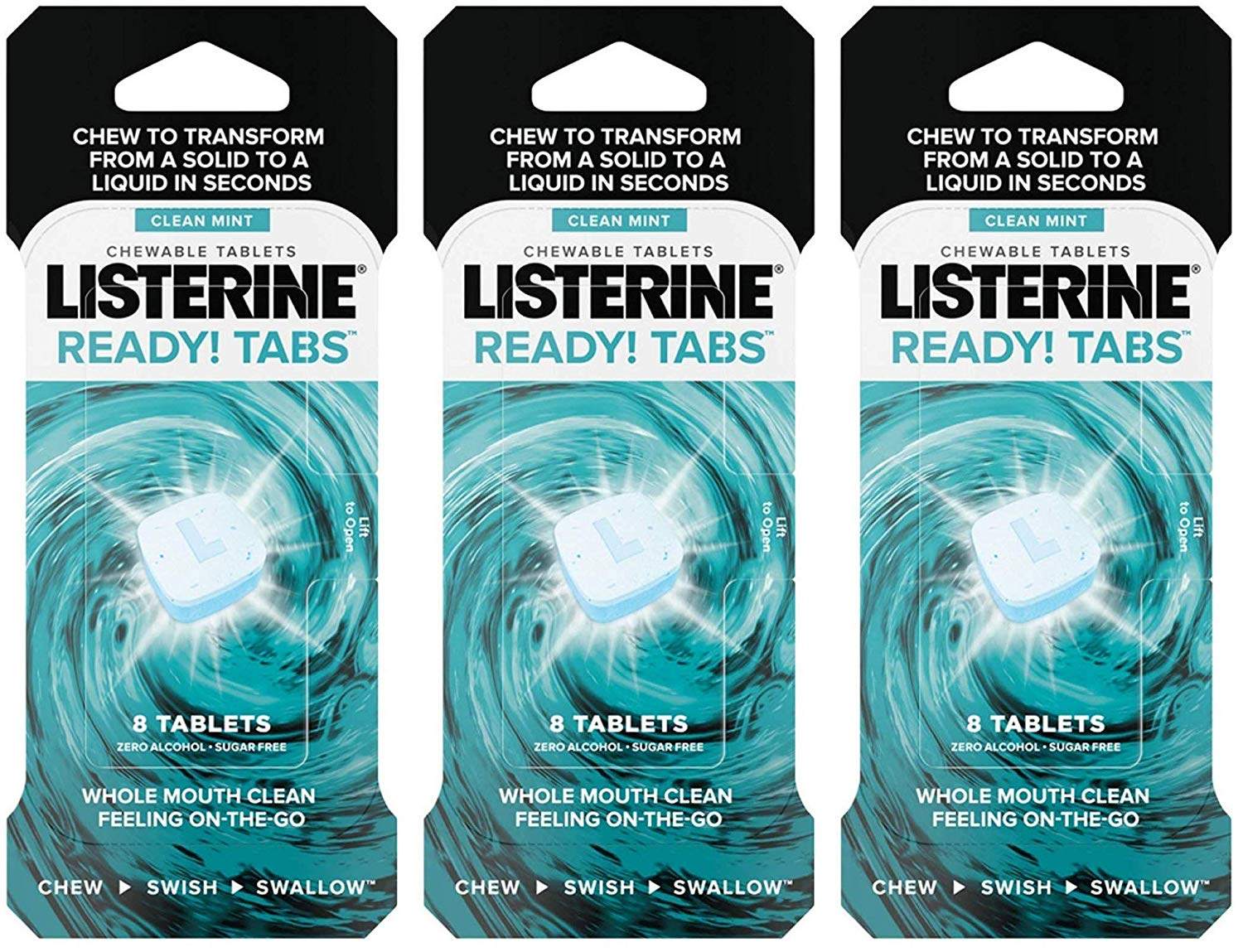 美国LISTERINE李施德口气清新除口臭便携旅行漱口水咀嚼片24片,洗护清洁剂/卫生巾/纸/香薰,口腔护理套装/礼盒,淘宝优惠券,粉丝福利购,淘宝优惠卷