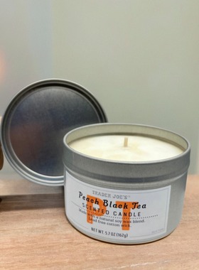 现货 缺德舅TRADER JOE'S香薰蜡烛天然大豆无铅棉芯雪松香脂162克