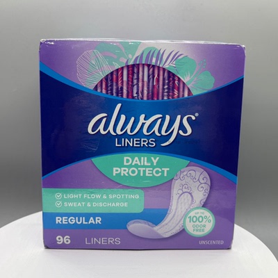 Always护垫棉柔超薄量少