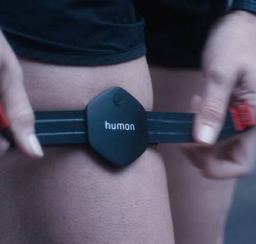 Humon Hex穿戴式肌肉含氧量传感器 肌肉氧气检测器监测运动效果.
