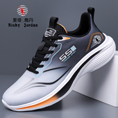 减震轻便软底跑步鞋 里奇乔丹正品 新款 网面透气运动鞋 男鞋 2025夏季