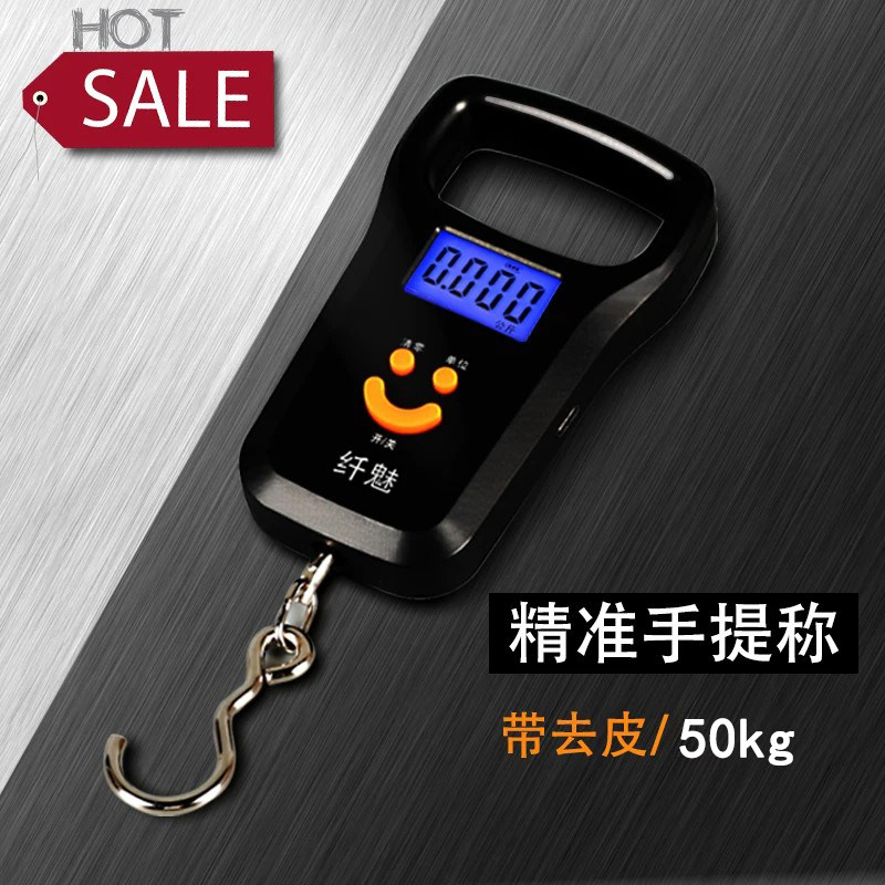 type-c充电口手提电子秤便携式小型精准弹簧便携称快递称买菜防骗