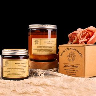 无人区玫瑰香薰氛蜡烛点燃式青柠罗勒与柑橘无花果晚香玉檀香檀道